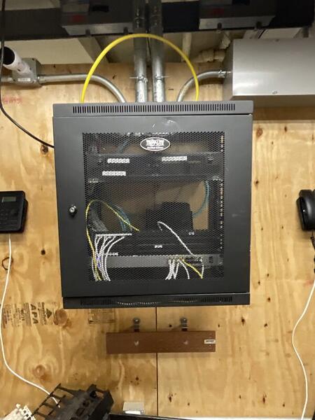 TE South — wall-mounted enclosure